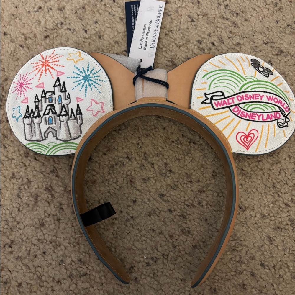 Dooney & Bourke Tan Bow Disney Headband - Picture 2 of 4